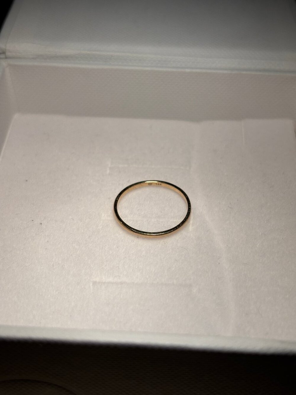 Stacker Ring 14K solid Gold - Picture 4 of 13